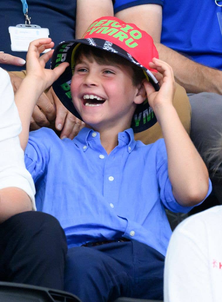 prince louis smiling