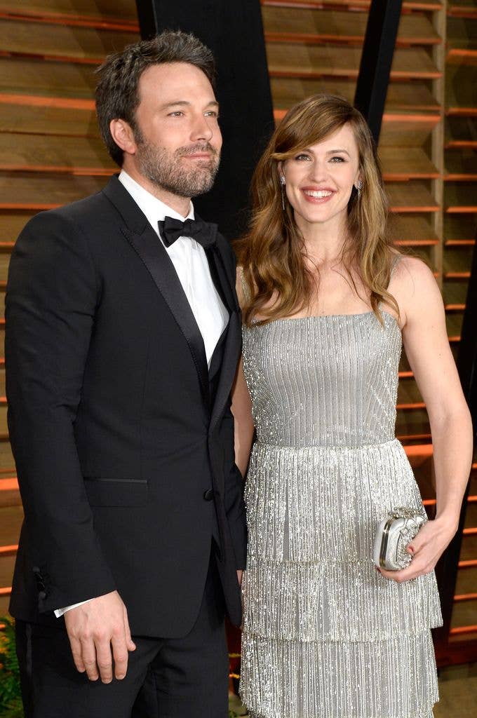 Actors Ben Affleck and Jennifer Garner attend the 2014 Vanity Fair Oscar Party hosted by Graydon Carter on March 2, 2014 in West Hollywood, California.