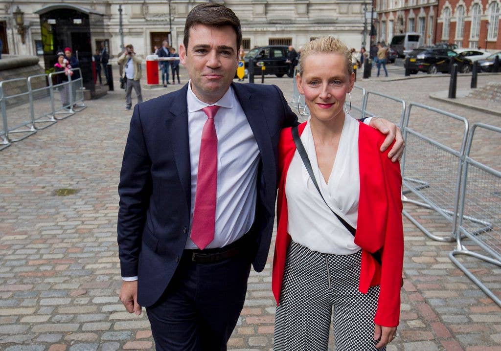Marie-France van Heel attended the ballot result for the new Labour leader in 2015