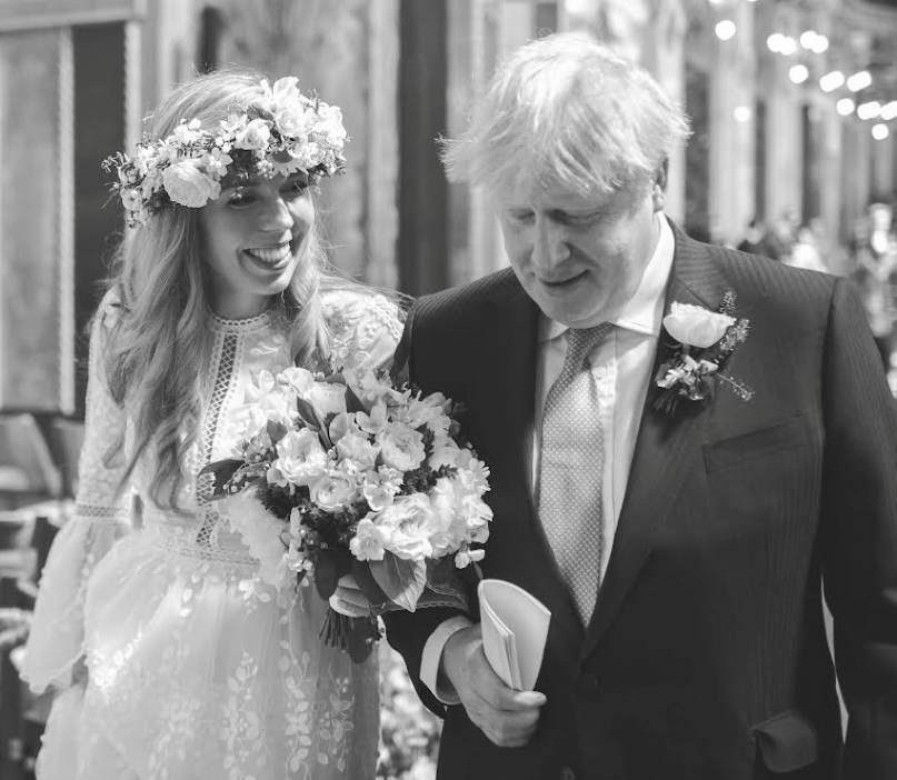 On their 5th wedding anniversary, Carrie shared a rarely seen photo from her wedding with Boris