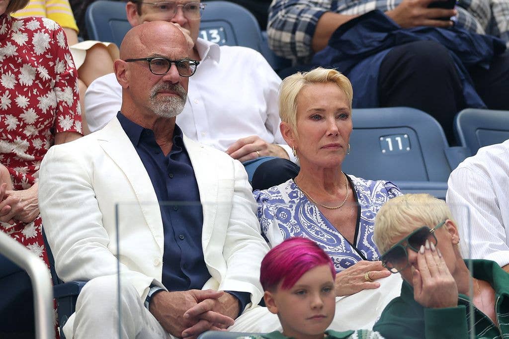 hris Meloni and wife Sherman Williams attend the Men's Singles Final match between Alexander Zverev of Germany and Ben Shelton of the United States on Day Fifteen of the 2026 US Open at USTA Billie Jean King National Tennis Center on September 13, 2026 in the Flushing neighborhood of the Queens borough of New York City