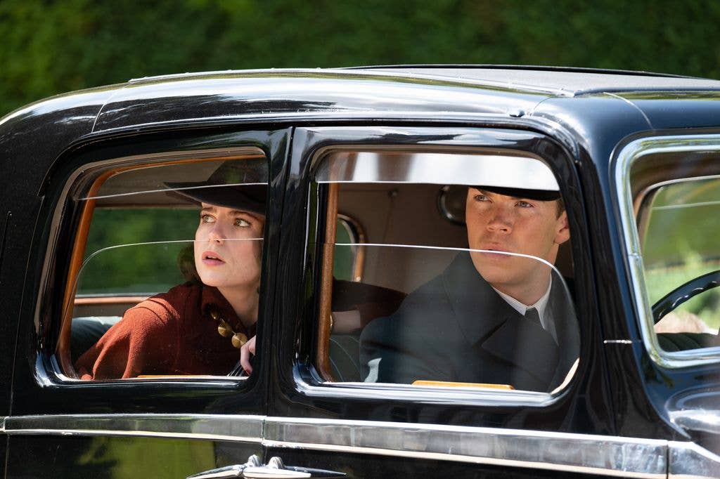 Lucy Boynton and Will Poulter in Why Didn't They Ask Evans?
