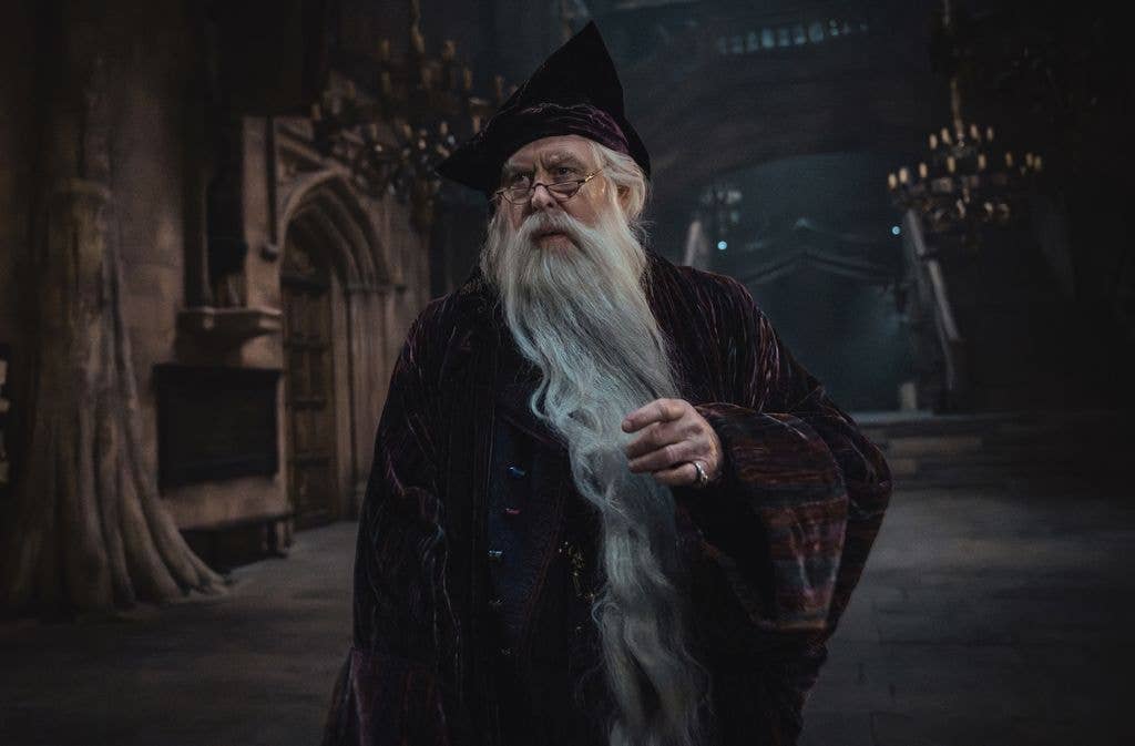 John Lithgow in Harry Potter and the Philosopher's Stone