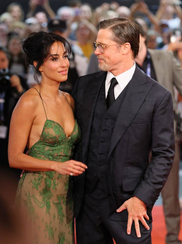 ines de ramon brad pitt heart of the beast premiere