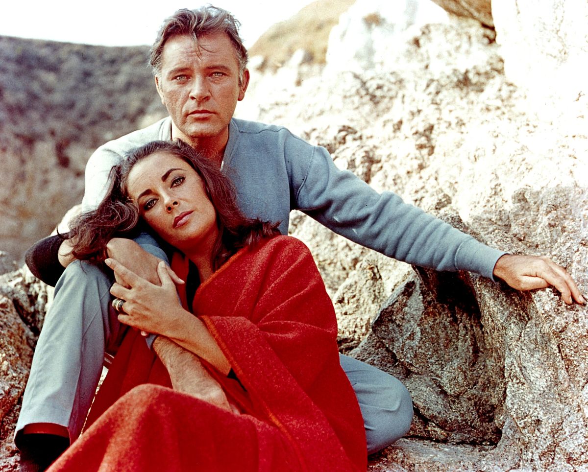 Elizabeth Taylor and Richard Burton in 1965