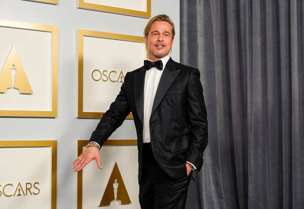 brad pitt suit oscars