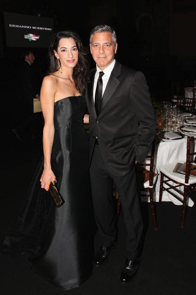 Amal and George in 2014 when they first started dating