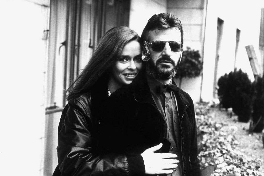 Ringo Starr and Barbara Bach in 1981