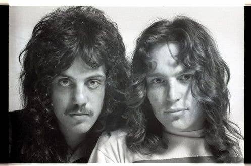 Billy Joel and Jon Small in their youth