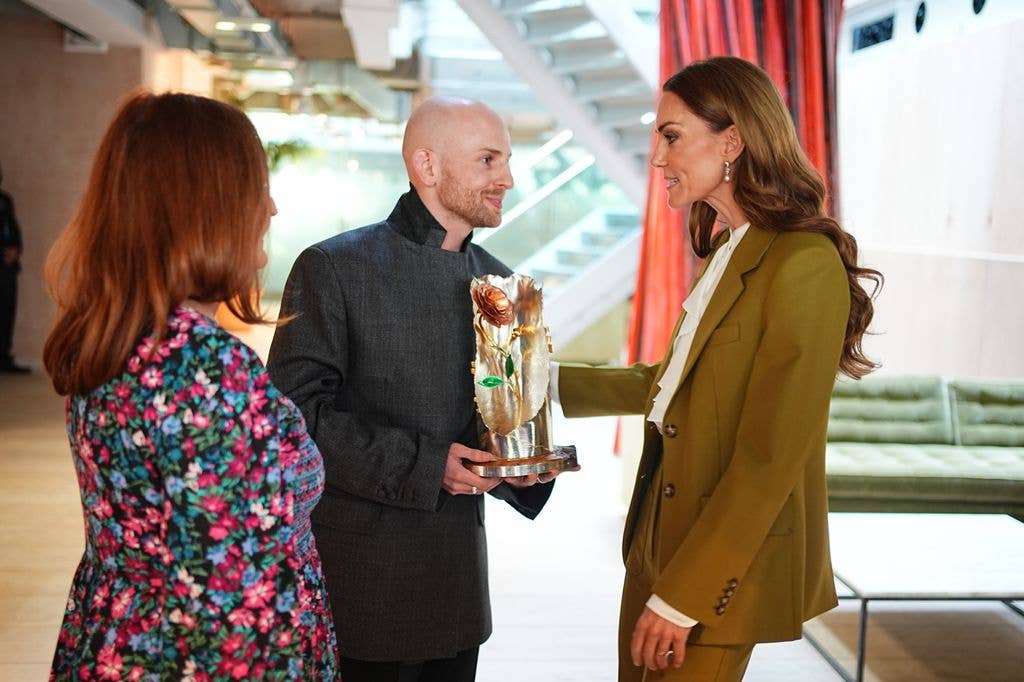 Princess Kate presented the Queen Elizabeth II Award for British Design to designer Patrick McDowell in 2025
