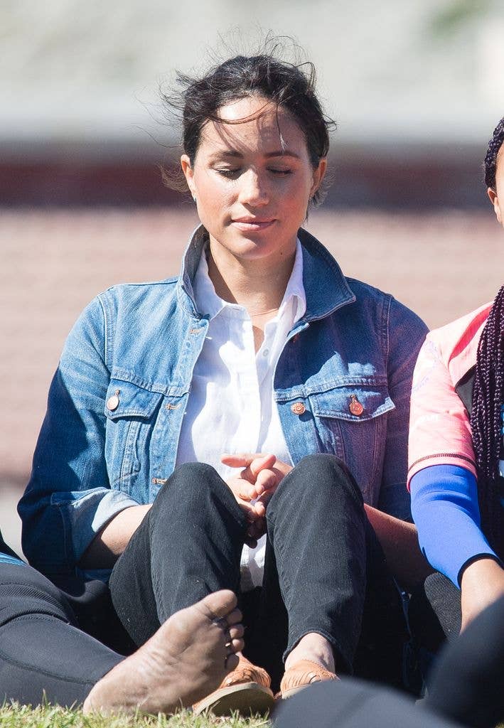 Meghan loves yoga and pilates