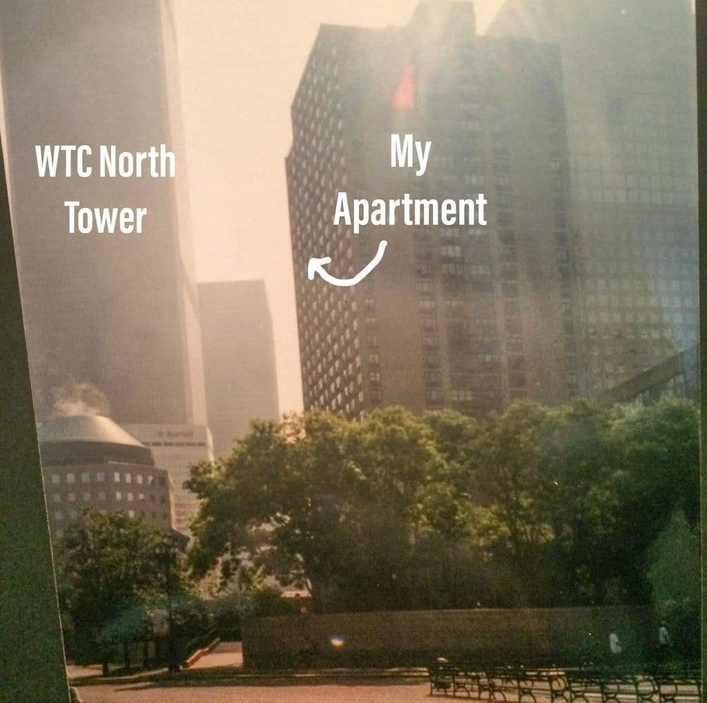 Colin shared an image that showed how close his apartment was