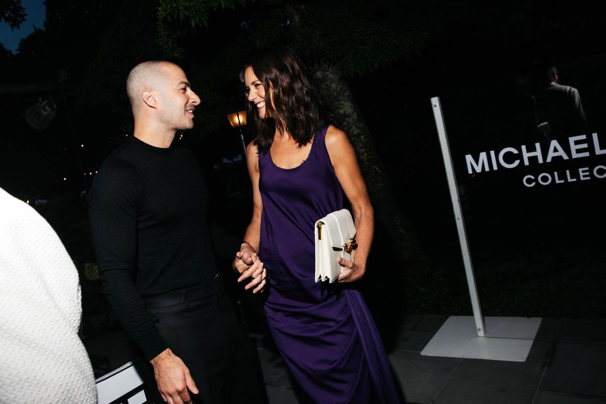 Jason Bard Yarmosky and Katie Holmes at the Michael Kors 45th Anniversary Collection Dinner