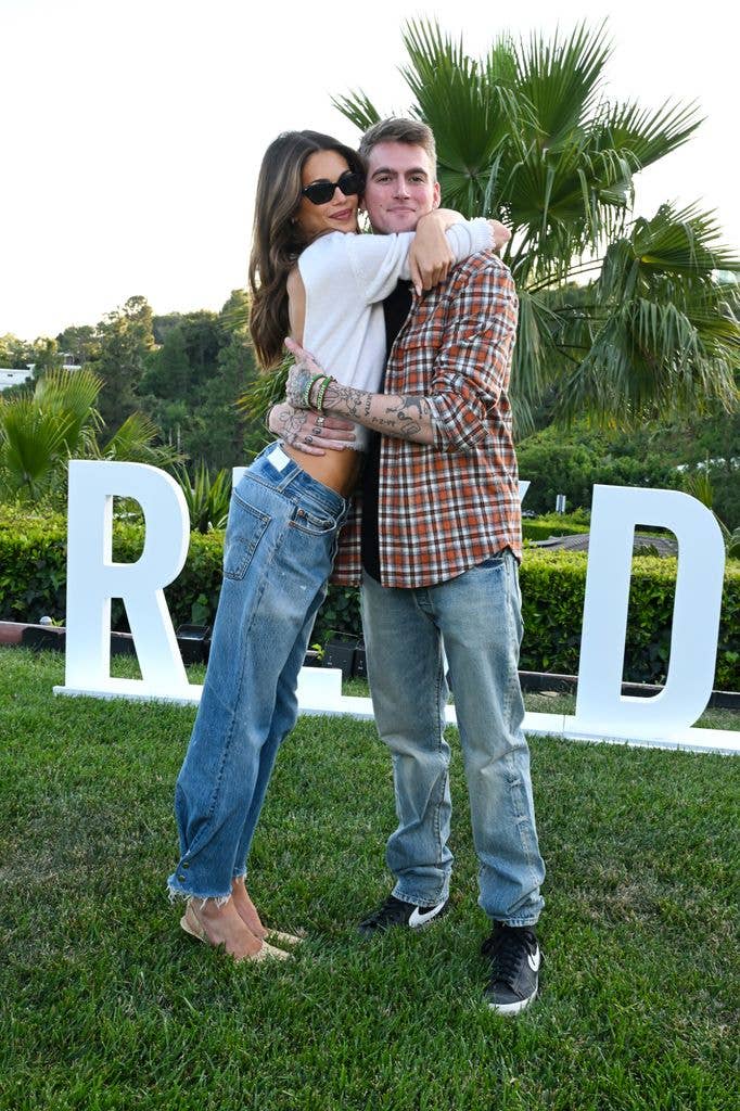 Kaia Gerber and Presley Gerber at RE/DONE x Kaia Gerber 'Short/Cuts' Launch Event on May 20, 2026 in Los Angeles, California.