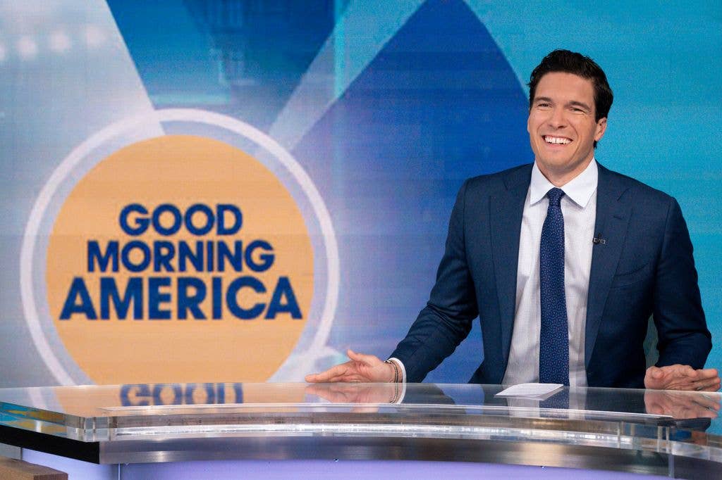 will reeve sitting at desk on gma