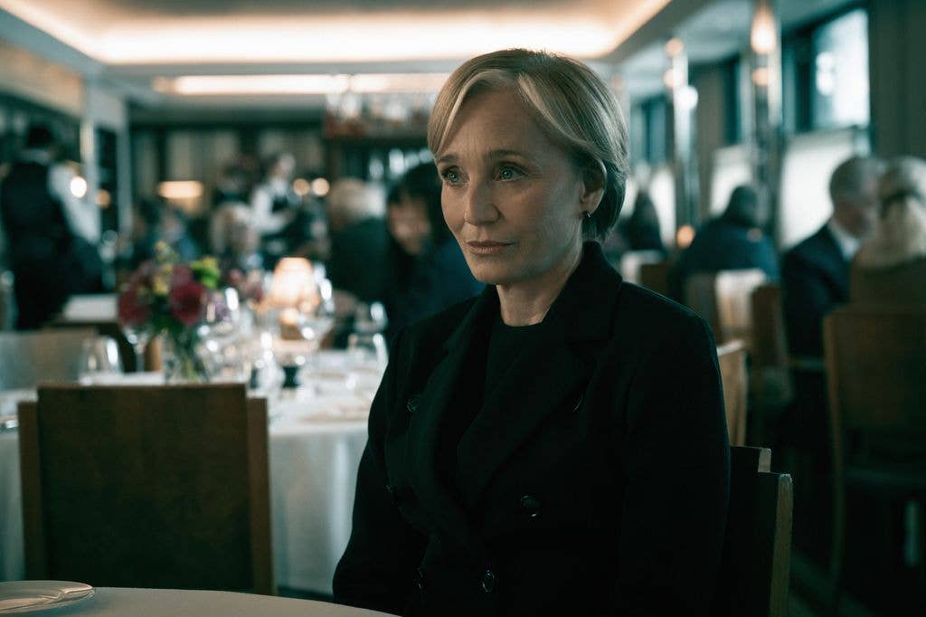 Kristin Scott Thomas in Slow Horses season 6 episode 1