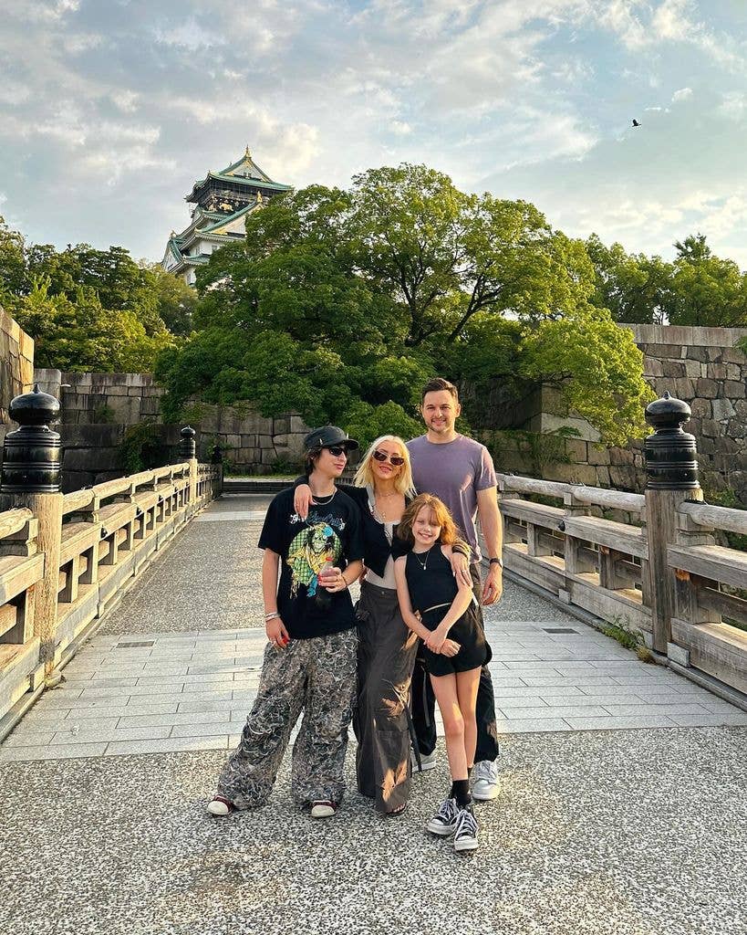 christina aguilera family photo