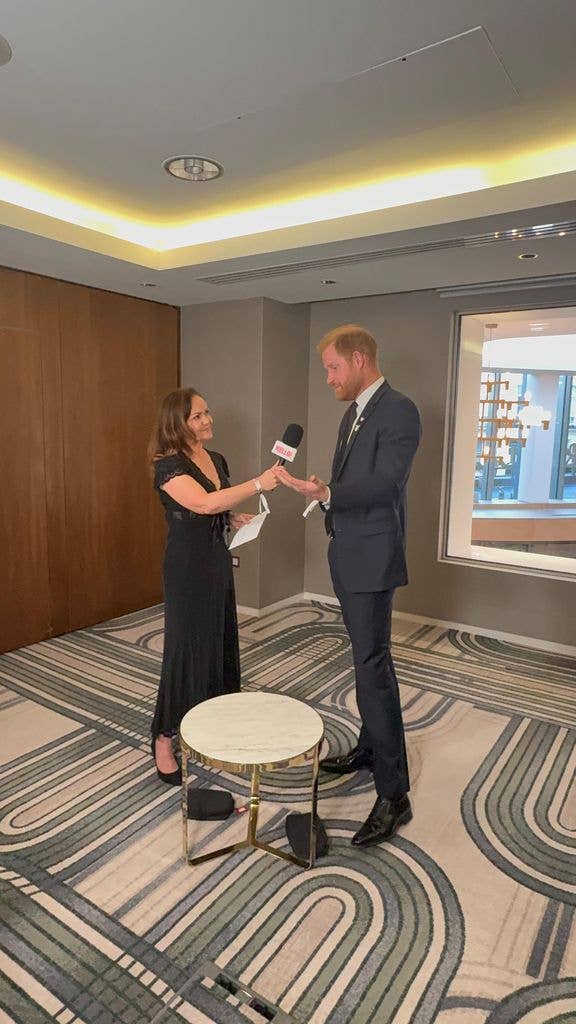 Prince Harry chatted to HELLO!'s Royal Editor Emily Nash