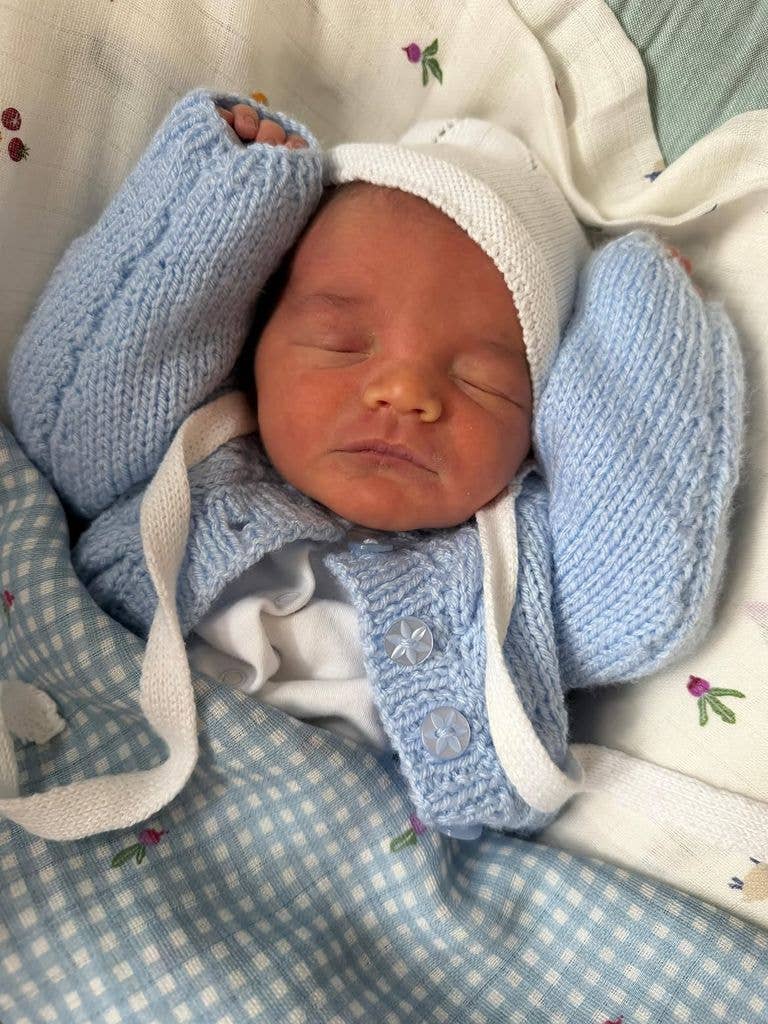 Baby Remy is the fourth child of Vogue Williams and Spencer Matthews