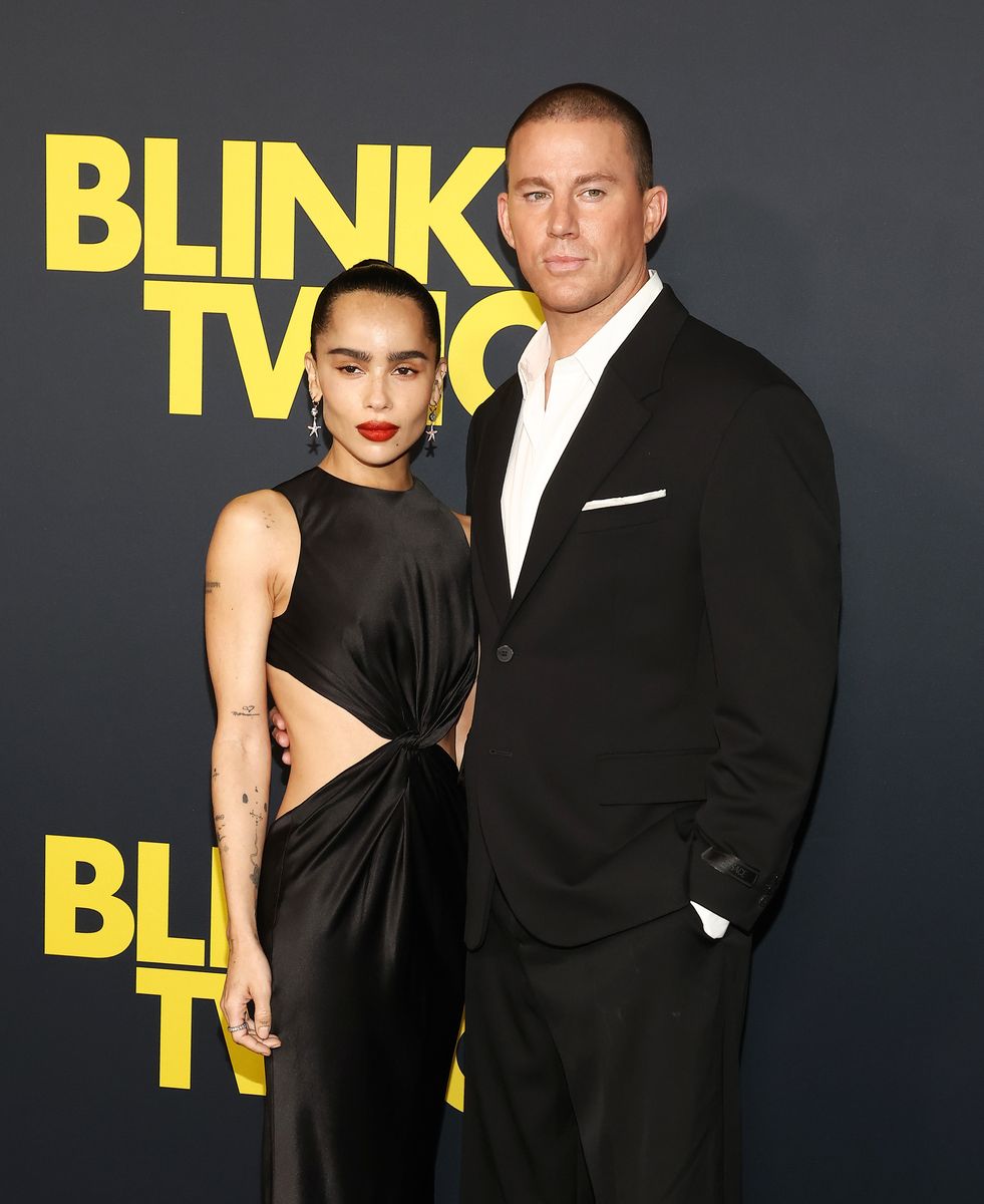 ZoÃ« Kravitz, Channing Tatum at the "Blink Twice" premiere