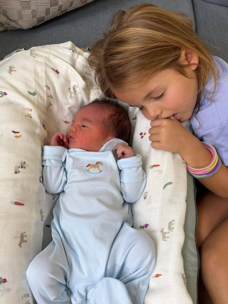 Vogue Williams shares some adorable photos of her newborn, Remy and his siblings