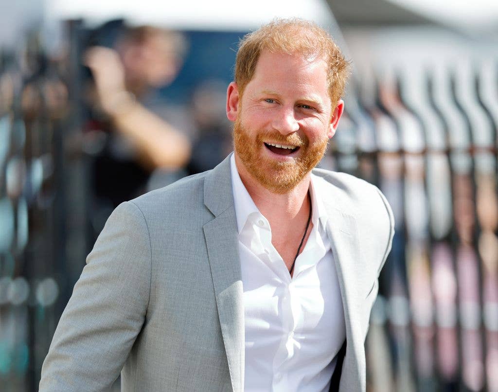 Prince Harry laughing