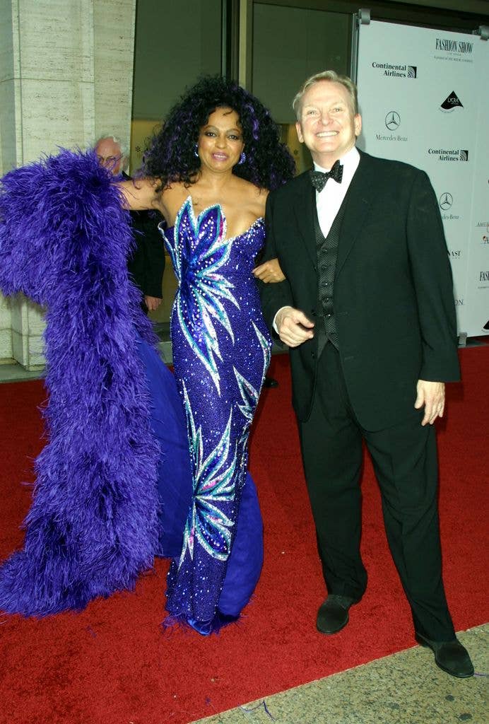 Diana Ross and Bob Mackie during The 20th Annual CFDA American Fashion Awards at Avery Fisher Hall - Lincoln Center in New York City, New York, United States.