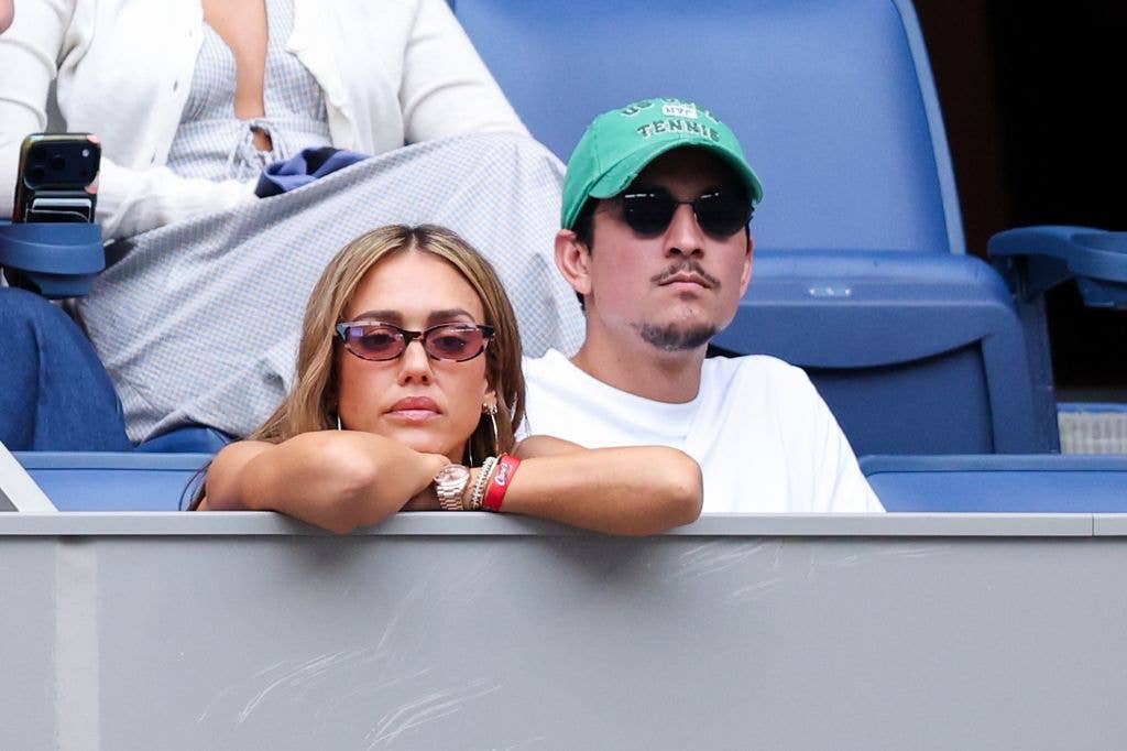Jessica and her boyfriend, Danny Ramirez enjoying the 2026 US Open
