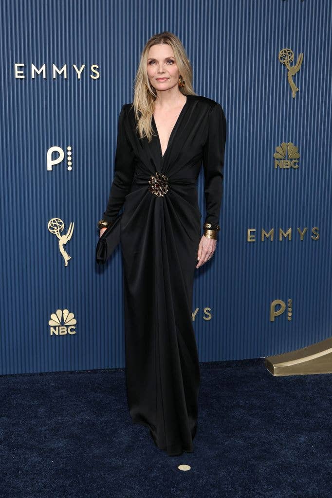 Michelle Pfeiffer at the 78th Primetime Emmy Awards at Peacock Theater in black dress