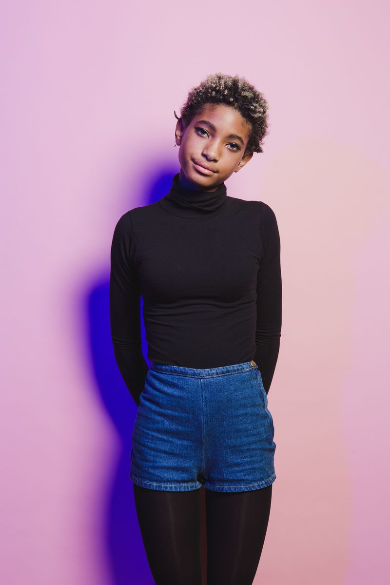 Willow Smith poses for a portrait presented by Converse at Converse Rubber Tracks Studio