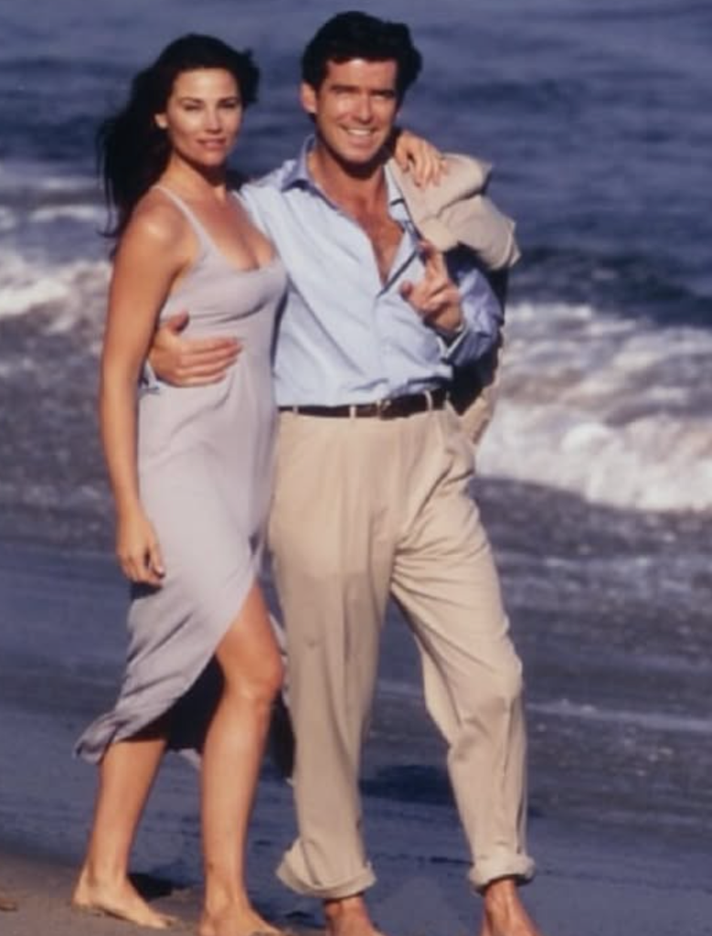 Pierce and Keeley recently celebrated 25 years of marriage