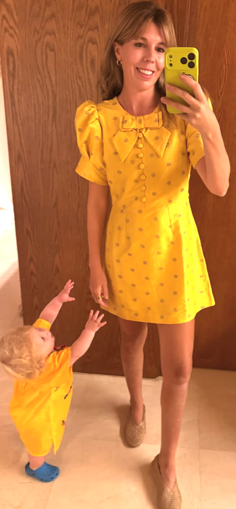 Carrie shares a candid photo of herself and daughter Poppy, aged 1