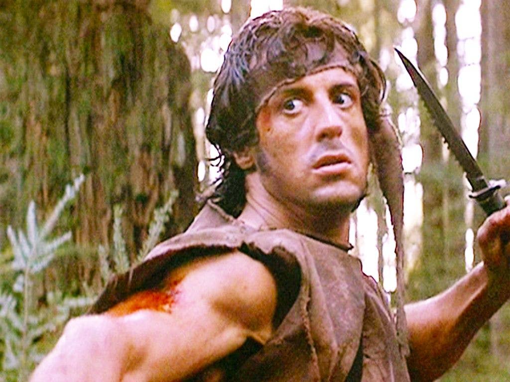 Sylvester Stallone as John Rambo