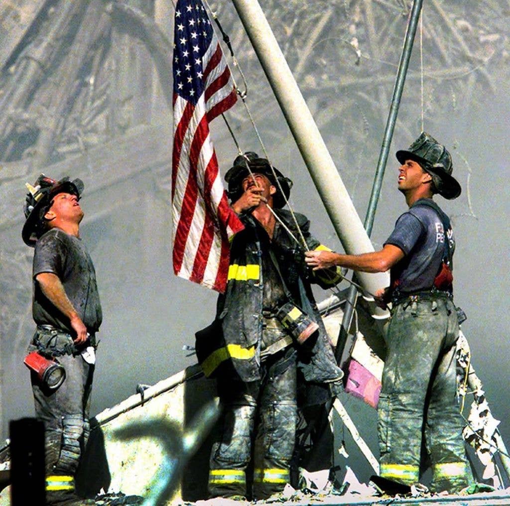 Firefighters at Ground Zero
