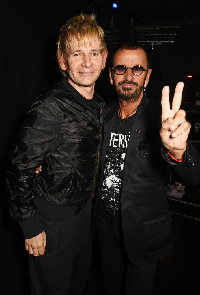 Ringo Starr and son Zak Starkey
