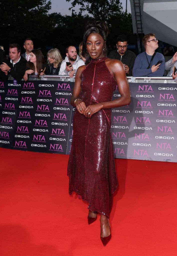 AJ Odudu at the NTAs