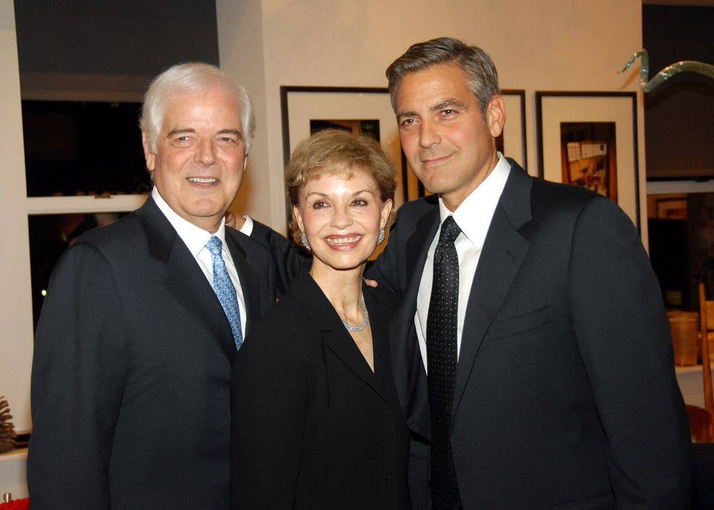 george clooney with his parents