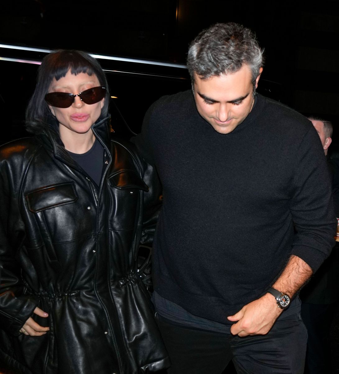 Lady Gaga and Michael Polansky are seen on March 04, 2025 in New York City.