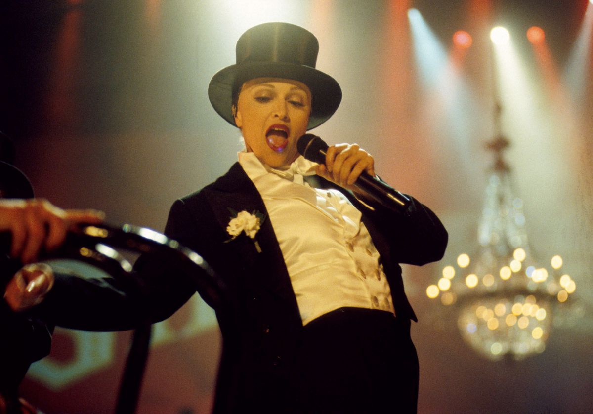 Madonna performs at the 1993 MTV Video Music Awards