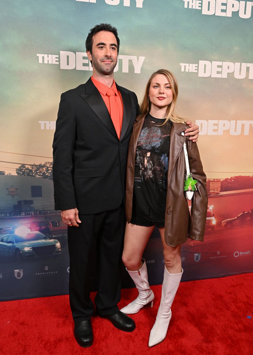 Matt Sukkar and Frances Bean Cobain at the Los Angeles Special Screening of "The Deputy"
