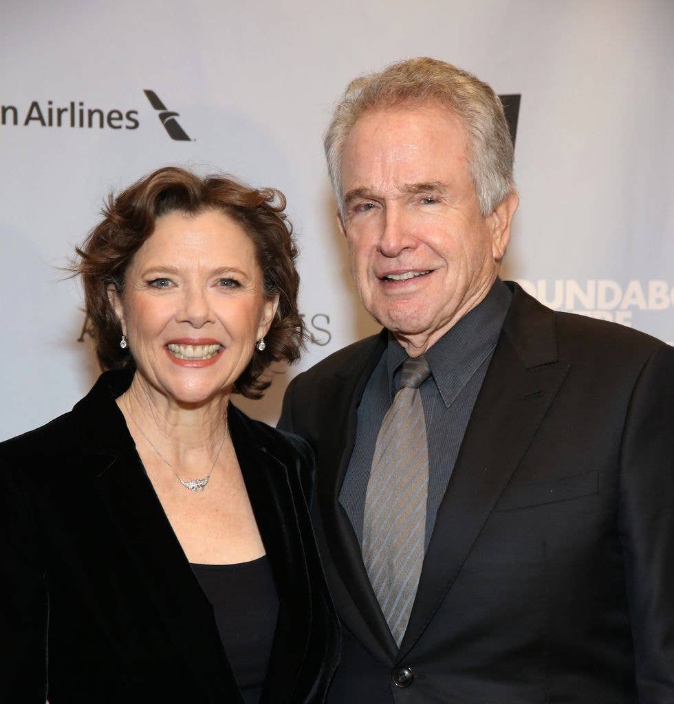 Annette Bening and Warren Beatty attend the Broadway Opening Night After Party for "All My Sons" at The American Airlines Theatre on April 22, 2019  in New York City.