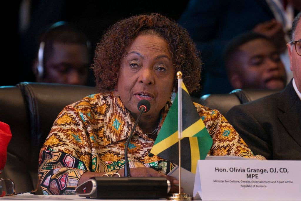 Olivia Grange, Minister for Culture, Gender, Entertainment and Sport of the Republic of Jamaica
