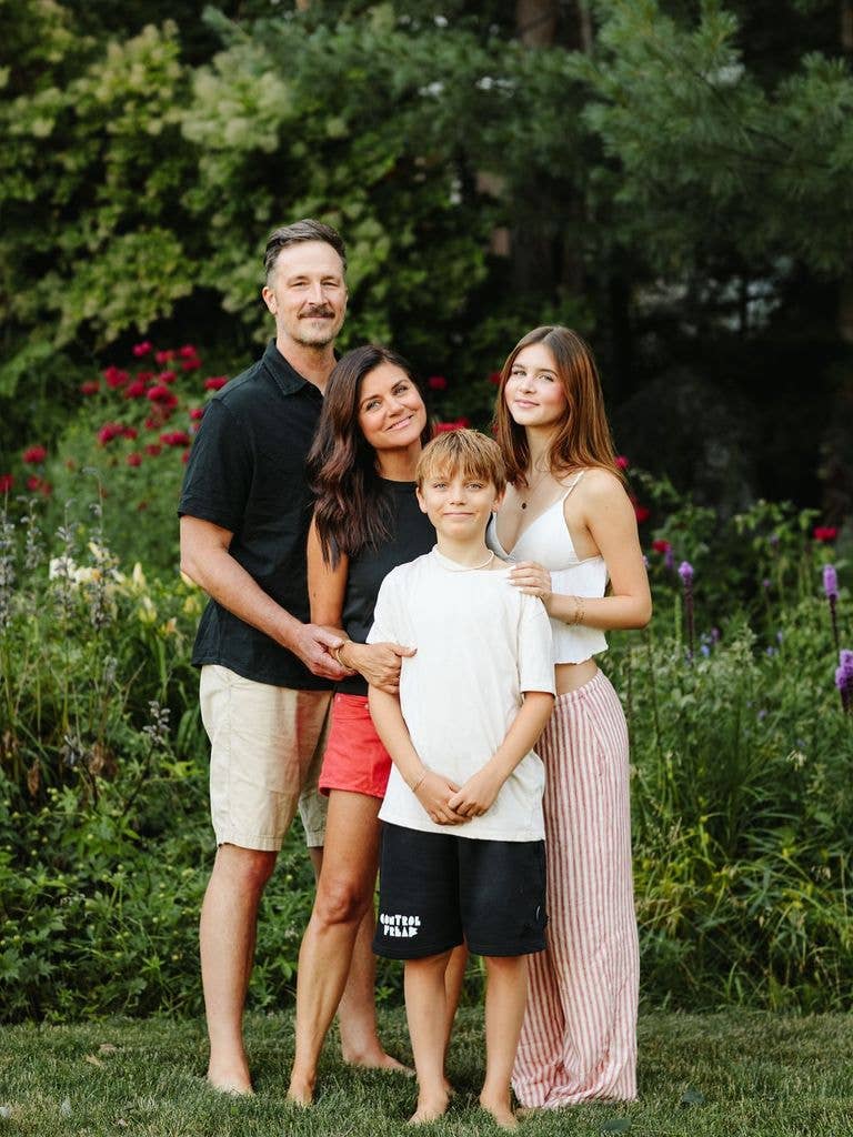 Tiffani with her stunning family