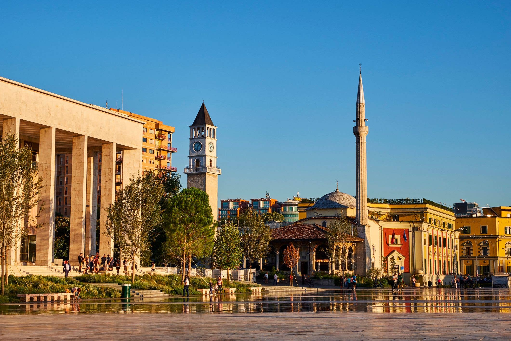 Tirana is a surprisingly lively city