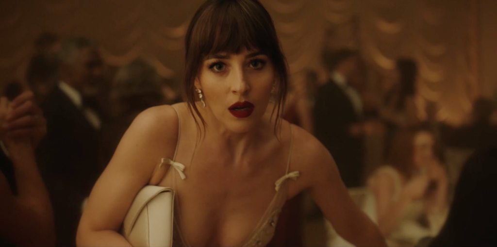 Dakota Johnson in a still from Taylor Swift's music video for "Patient Zero"