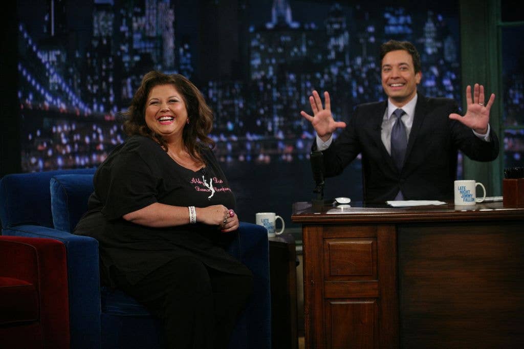 Abby Lee Miller in an interview with Jimmy Fallon on January 17, 2012.