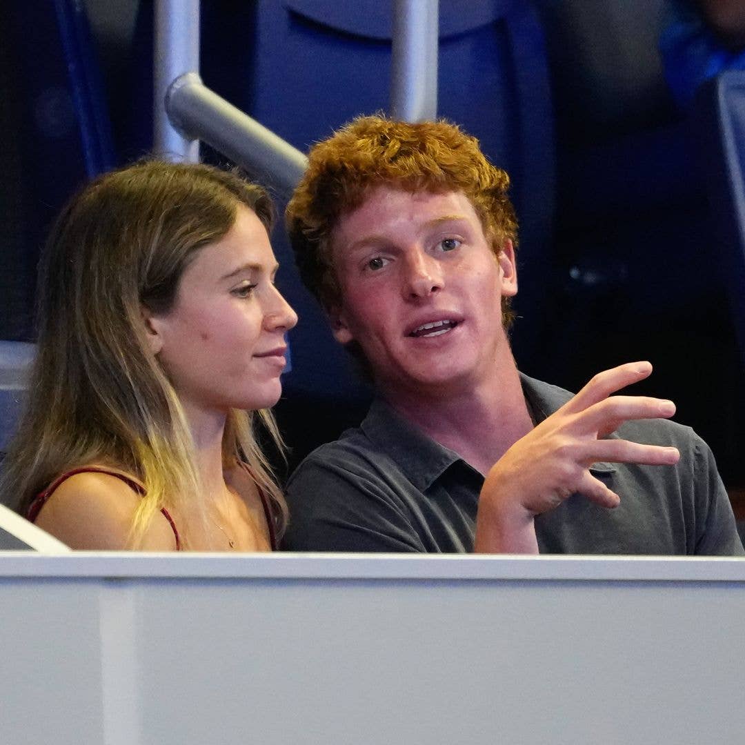 Miriam Moghtader and Phinnaeus Moder attend The 2026 US Open Tennis Championships - Day 7, on September 5, 2026 in New York City.