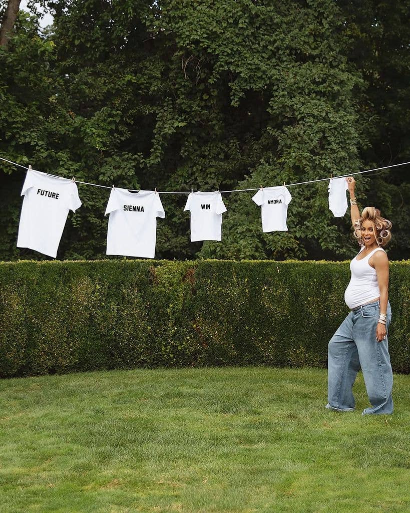 Ciara and Russell are already parents to daughter Sienna, nine, son Win, six, and two-year-old daughter Amora