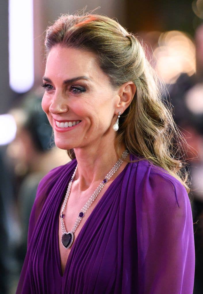 Kate Middleton, the Princess of Wales, attends the "Digger" Premiere