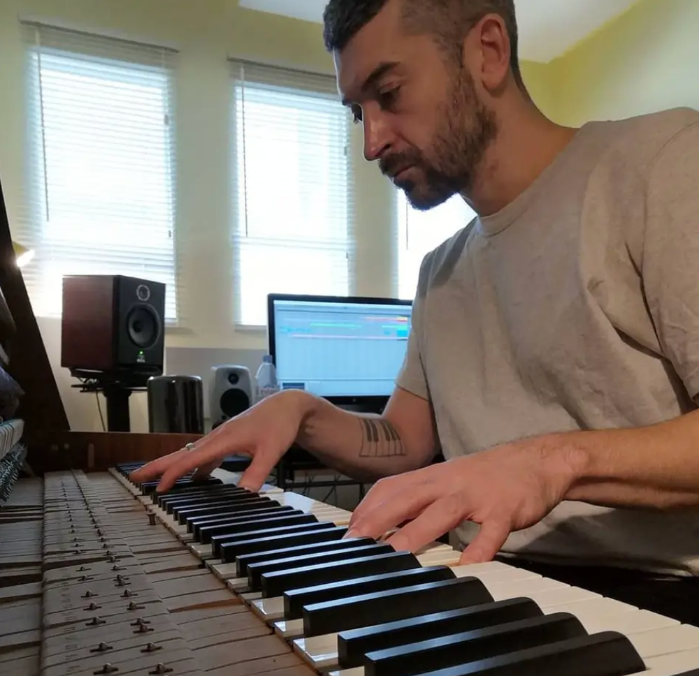 Tanguy Destable playing piano